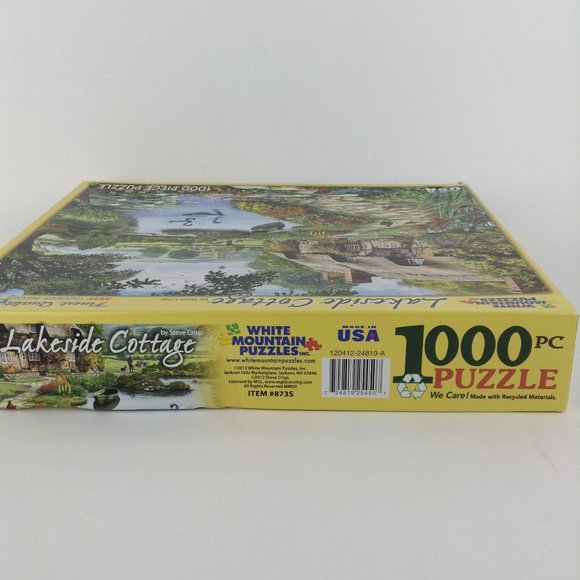 1000 Piece Jigsaw Puzzle Lakeside Cottage - Picture 10 of 12